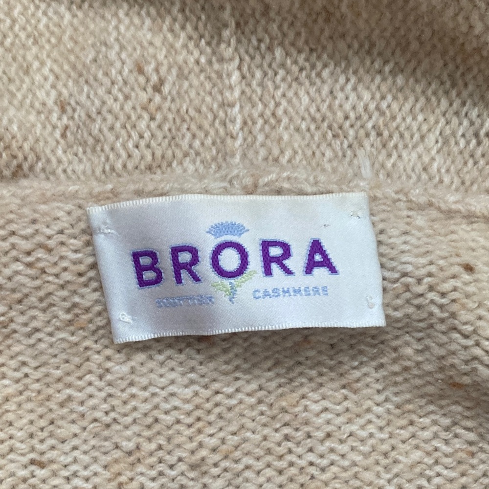 Brora Cashmere Open Front Cardigan Sweater - Picture 2 of 6